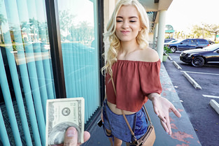 Public Pickups / Mofos - Anastasia Knight Blonde Braceface Fucks Outdoors / 03.3.2018